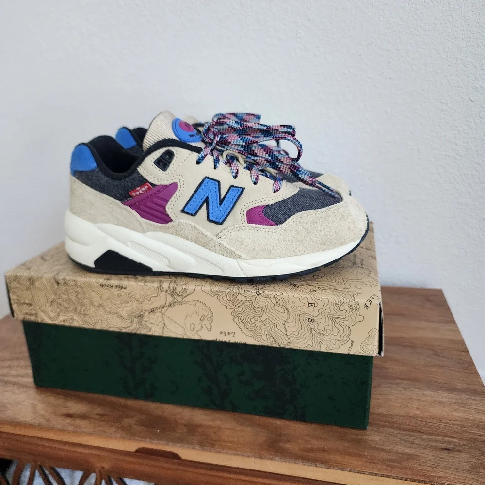 New Balance x Levi's 580 '150th Anniversary' Beige W7 M5.5 - Picture 2 of 9